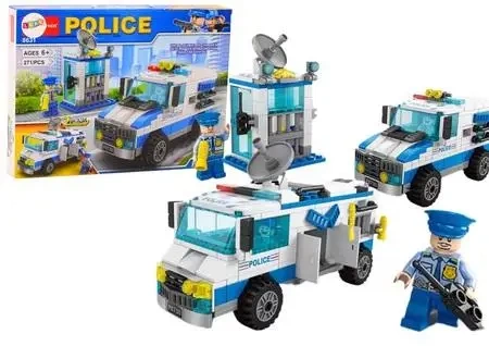 Klocki Pojazd policyjny 271el - Leantoys