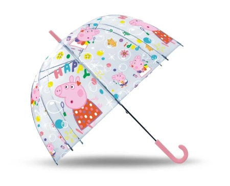 Parasolka Świnka Peppa przezroczysta - Kids Euroswan