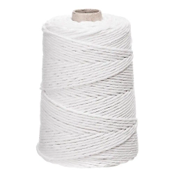 Sznurek bawełniany skręcany biały 2mmx100m - Dalprint dpCraft