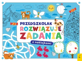 Przedszkolak rozwiązuje zadania. Zeszyt niebieski - Opracowanie zbiorowe