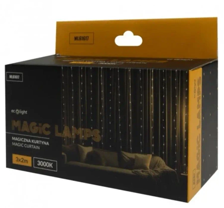 Magiczna kurtyna 400led 3mx2m 3000K,DC5V - Eco Light