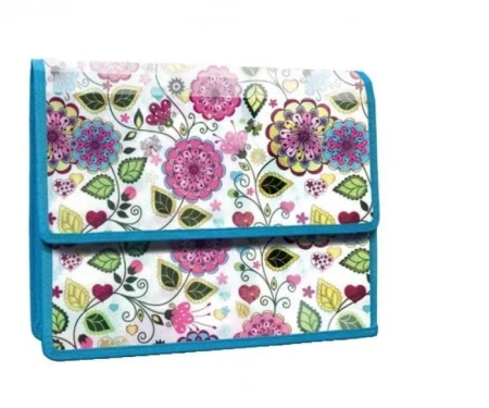 Teczka z klapką na rzepy A4 Flowers - Panta Plast