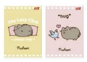 Zeszyt A4/32K linia kolor lamin Pusheen (15szt) - UNIPAP