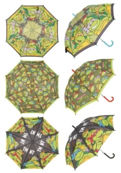 Parasolka Ninja 86cm MIX - Kids Euroswan