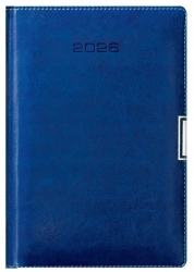 Kalendarz 2026 A6 kieszonkowy tygodniowy niebieski - Evena