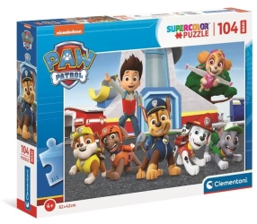 Puzzle 104 Maxi Super Kolor Psi Patrol - Clementoni