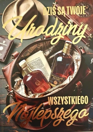 Karnet Urodziny męskie whisky - YEKU