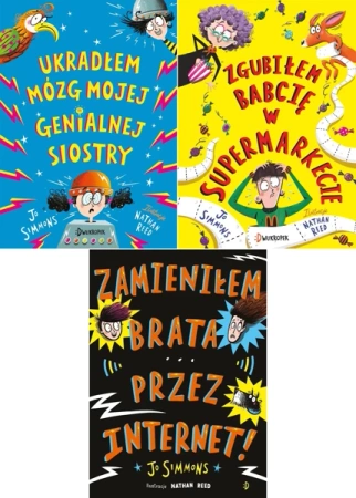 Zamieniłem brata przez internet. Tom 1-3, Joe Simmons - Jo Simmons