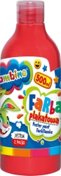 Farba plakatowa czerwona 500ml BAMBINO - ST-MAJEWSKI