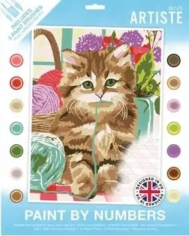 Malowanie po numerach - Cute Kitten - Dalprint dpCraft