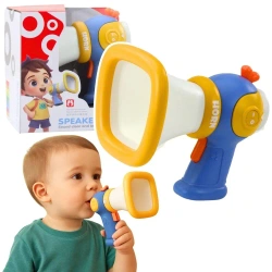 Megafon ze zmianą głosu, światło dźwięk - Leantoys