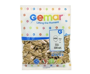 Balony chromowane złote 13cm 100szt - Godan