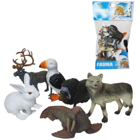 Zwierzęta polarne arktyczne 6szt - Trifox