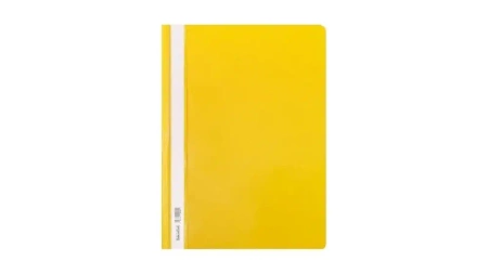 Skoroszyt twardy PVC żółty (10 szt) - Biurfol