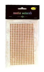 Stiker z kryształkami 4mm 336szt złoty - Galeria Hobby