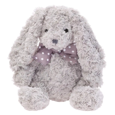 Królik Caramen szary z kokardą 20cm - Beppe