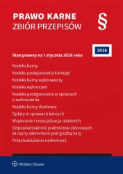 Prawo karne Zbiór przepisów. 2026 - opracowanie zbiorowe
