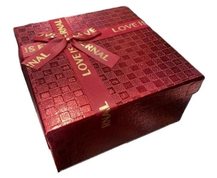 Pudełko prezentowe 3szt red - Rozette