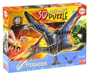 Puzzle 43 3D Dinozaury Pteranodon 112355 - Educa