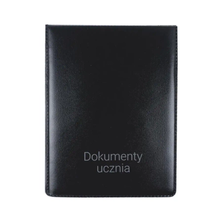 Okładka na dokumenty ucznia pion czarna - Biurfol