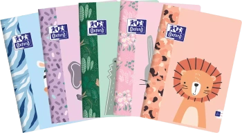 Zeszyt Oxford Kids A5/32K linia podwójna kolorowa