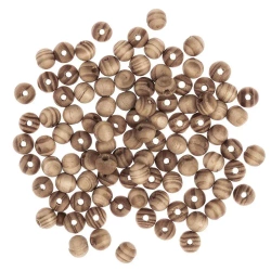 Koraliki drewniane kulki sosnowe 10mm 100szt - Dalprint dpCraft