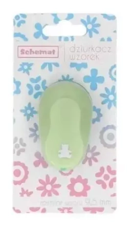 Dziurkacz ozdobny 9,5mm miś MIX - Schemat