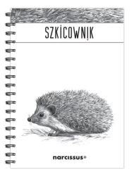 Szkicownik B5/60K na spirali - Jeż - Narcissus