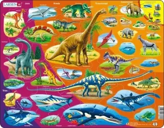 Układanka Historia natury Od Triasu do teraz PL - Larsen