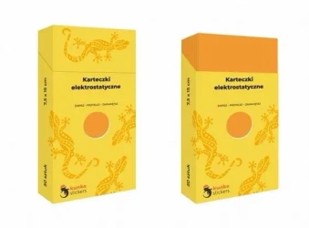 Karteczki elektrostatyczne 50szt pomarańczowe - Panta Plast
