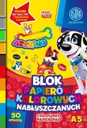Blok papierów kolorowych, nabłyszczany