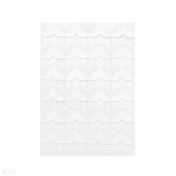 Narożniki do zdjęć samoprzylepne białe 48szt - Dalprint dpCraft