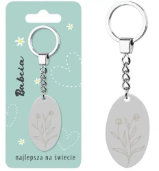 Brelok prezentowy Babcia najlepsza na świecie - Be-Happy Gifts