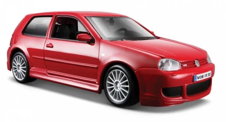 Model kompozytowy Volkswagen Golf R32 Grana 1/24 czerwony - Maisto
