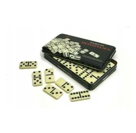 Domino 28szt metalowa puszka - Grapet