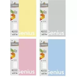 Kołozeszyt A4/80K kratka Genius (4szt) ASTRA - ASTRA papiernicze