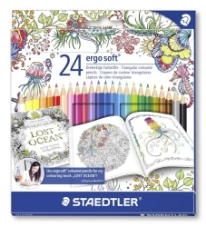 Kredki Ergosoft Johanna Basford 24 kolory Staedtler