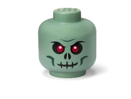 LEGO(R) pojemnik główka large - green skeleton - NHG