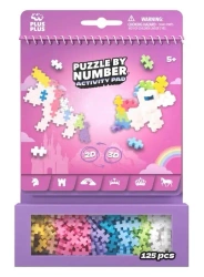 Puzzle By Number Activity Pad Bajkowy 125el - Plus-Plus