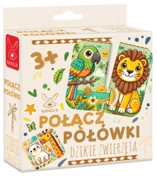 Połącz połówki Dzikie Zwierzęta - Kangur