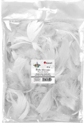 Piórka puch 16g białe - Titanum