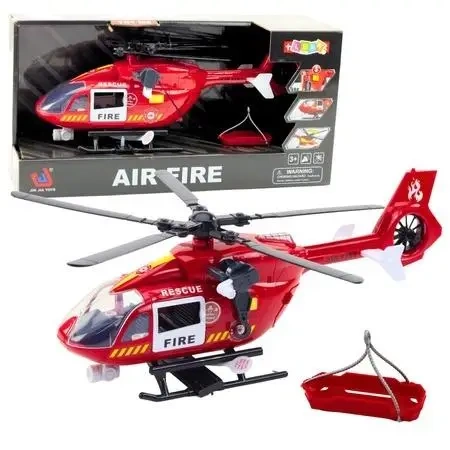 Helikopter straży pożarnej hak+nosze 1:12 - Leantoys