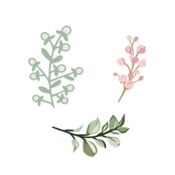 Zestaw wykrojników - Gałązki 3szt - Dalprint dpCraft