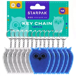 Brelok odblaskowy Sowa 7cm (12szt) - STARPAK