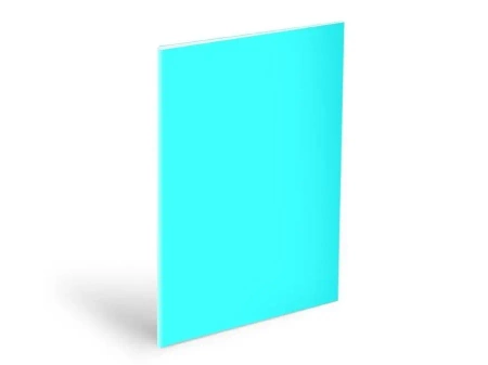 Okładka na zeszyt A4 neon blue 180mic (10szt) - MFP