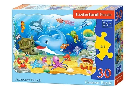Puzzle 30 Podwodni przyjaciele CASTOR - Castorland