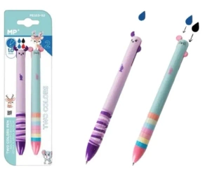 Długopis dwukolorowy jelonek i myszka 2szt - MP Main Paper
