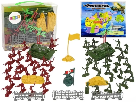 Duży zestaw militarny - Leantoys