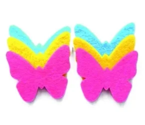 Motylki z filcu 6szt - Dekor-Art-Serwis