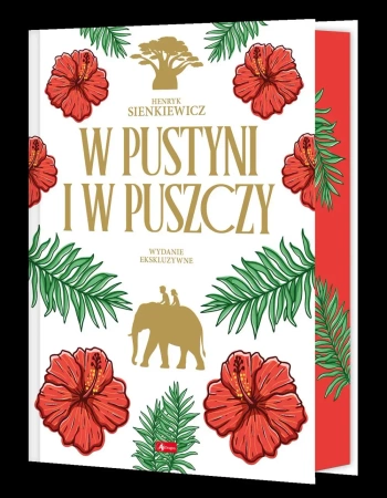 W pustyni i puszczy- wydanie ekskluzywne (kolorowe brzegi) - Henryk Sienkiewicz